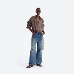 Distressed Baggy Denim Jeans